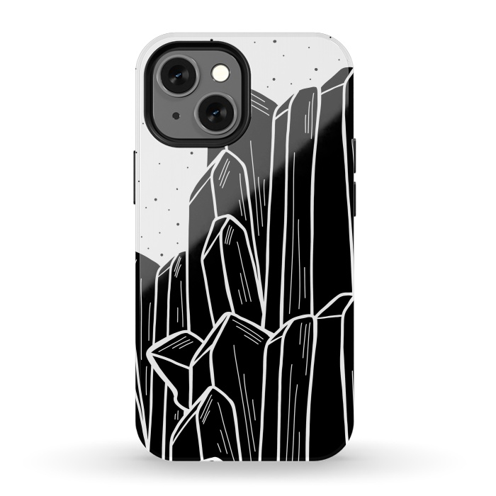 iPhone 13 mini StrongFit The black cystal by Steve Wade (Swade)