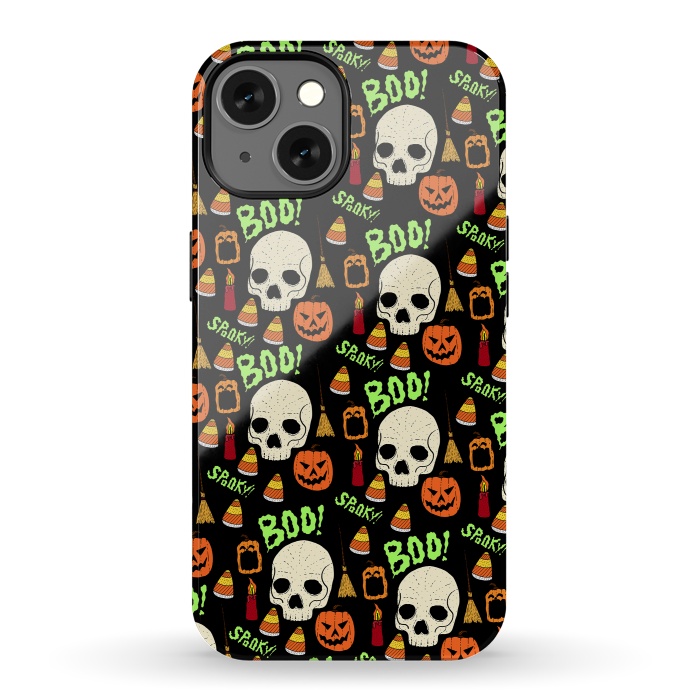 iPhone 13 StrongFit Halloween pattern by Steve Wade (Swade)