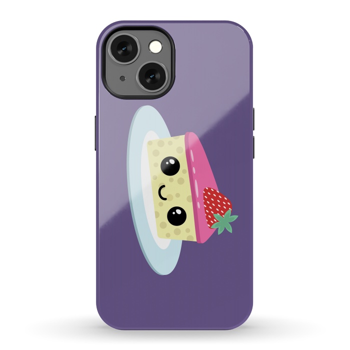 iPhone 13 StrongFit Cute cheesecake by Laura Nagel