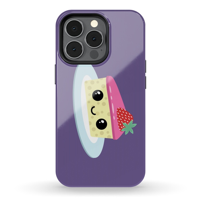 iPhone 13 pro StrongFit Cute cheesecake by Laura Nagel