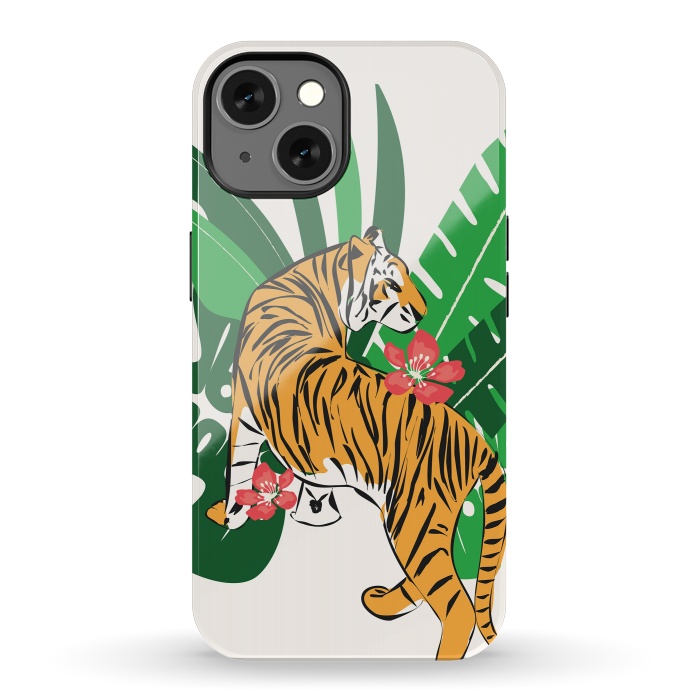 iPhone 13 StrongFit Tiger 010 by Jelena Obradovic