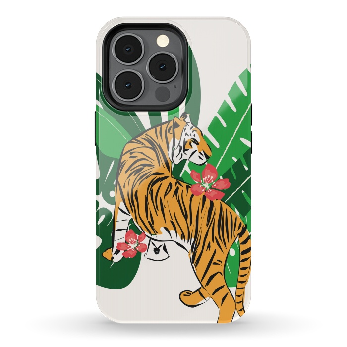 iPhone 13 pro StrongFit Tiger 010 by Jelena Obradovic