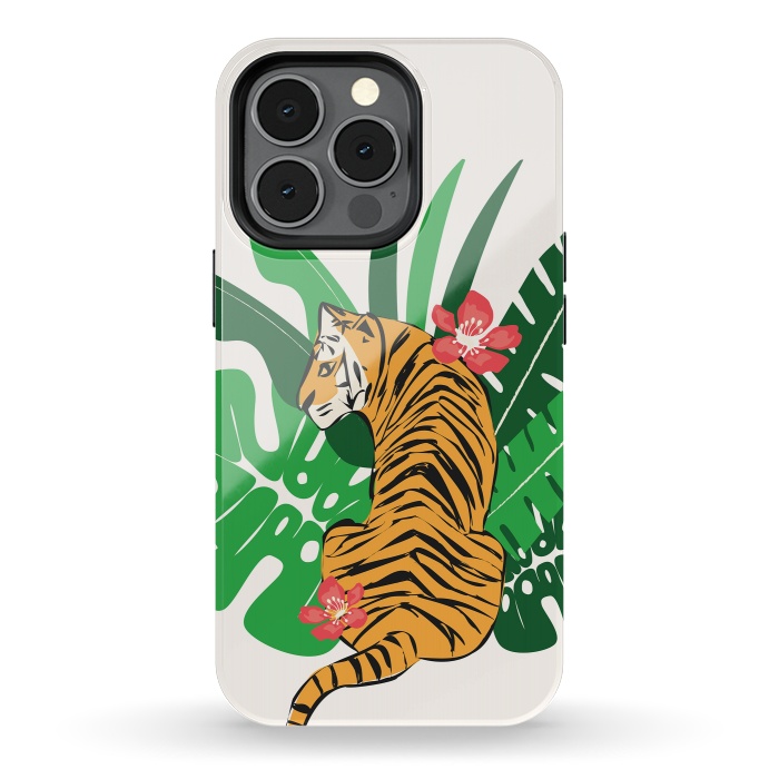 iPhone 13 pro StrongFit Tiger 011 by Jelena Obradovic