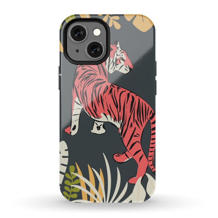 iPhone 13 mini StrongFit Tiger 016 by Jelena Obradovic