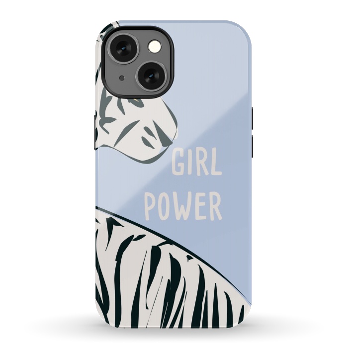 iPhone 13 StrongFit Girl Power, blue by Jelena Obradovic