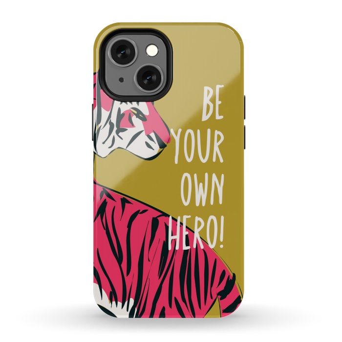 iPhone 13 mini StrongFit Be your own hero by Jelena Obradovic