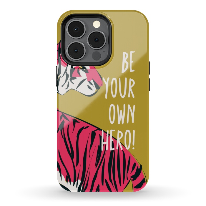 iPhone 13 pro StrongFit Be your own hero by Jelena Obradovic