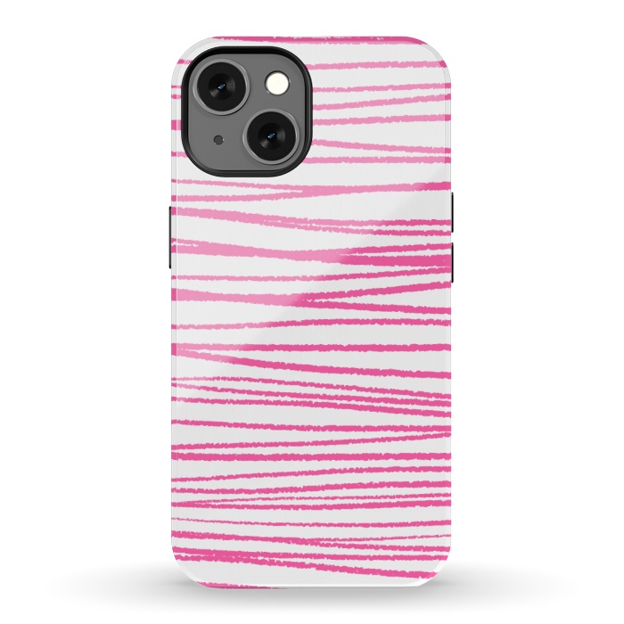 iPhone 13 StrongFit Pink Threads by Martina