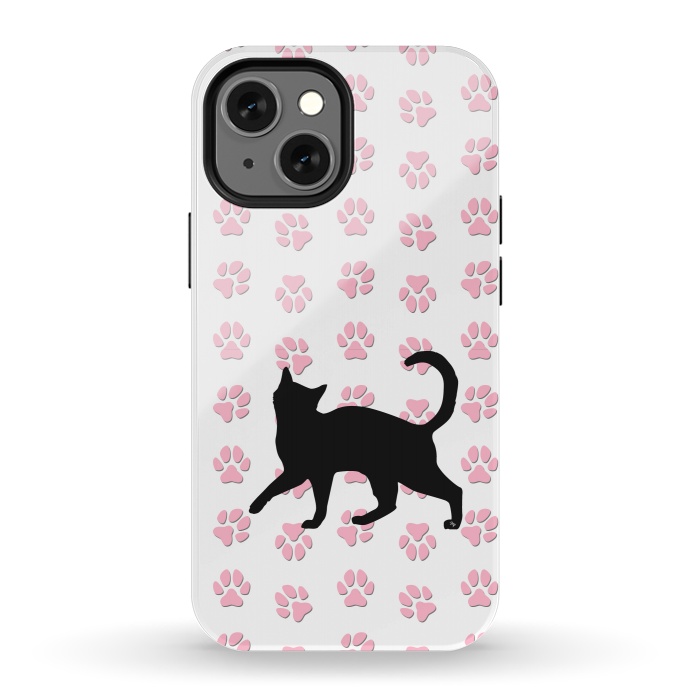 iPhone 13 mini StrongFit Kitty Cat by Martina