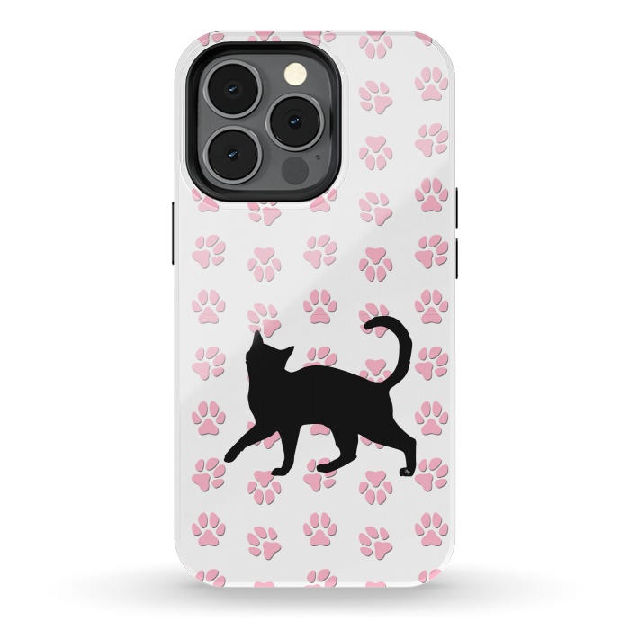 iPhone 13 pro StrongFit Kitty Cat by Martina