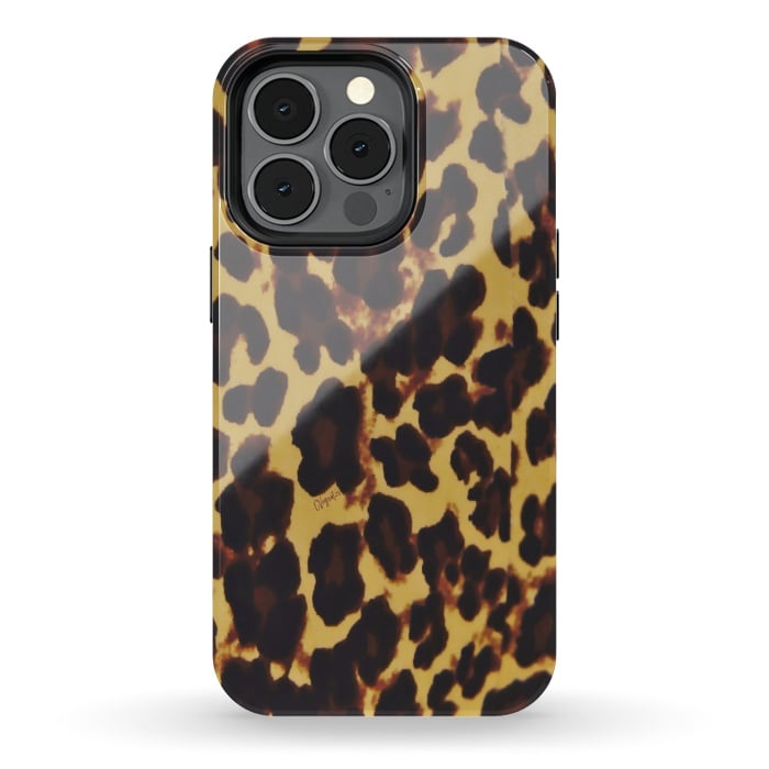 iPhone 13 pro StrongFit Exotic-ReAL LeOparD by ''CVogiatzi.