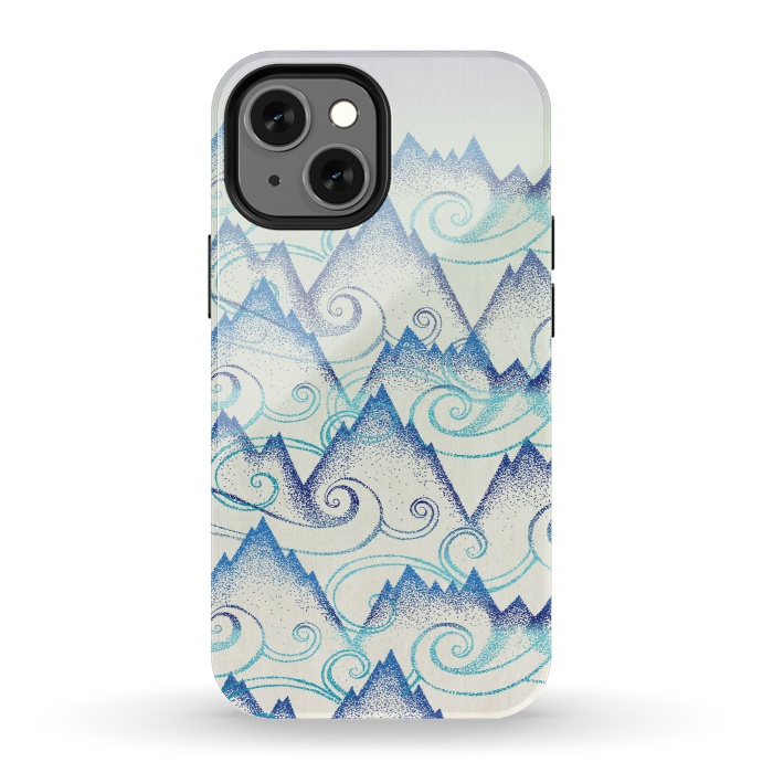 iPhone 13 mini StrongFit Chasing Waves by Rose Halsey