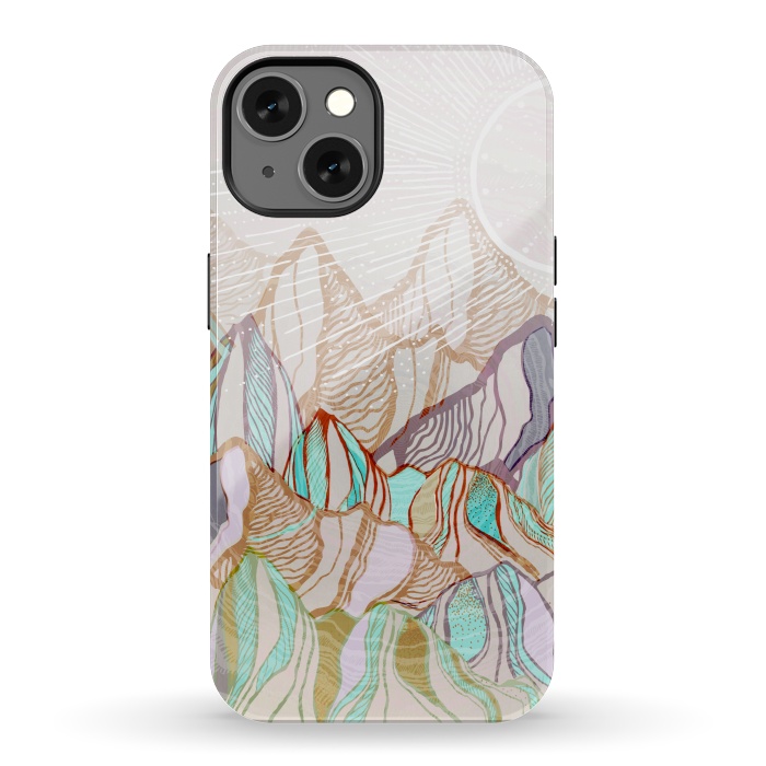 iPhone 13 StrongFit Mountain Tops by Rose Halsey