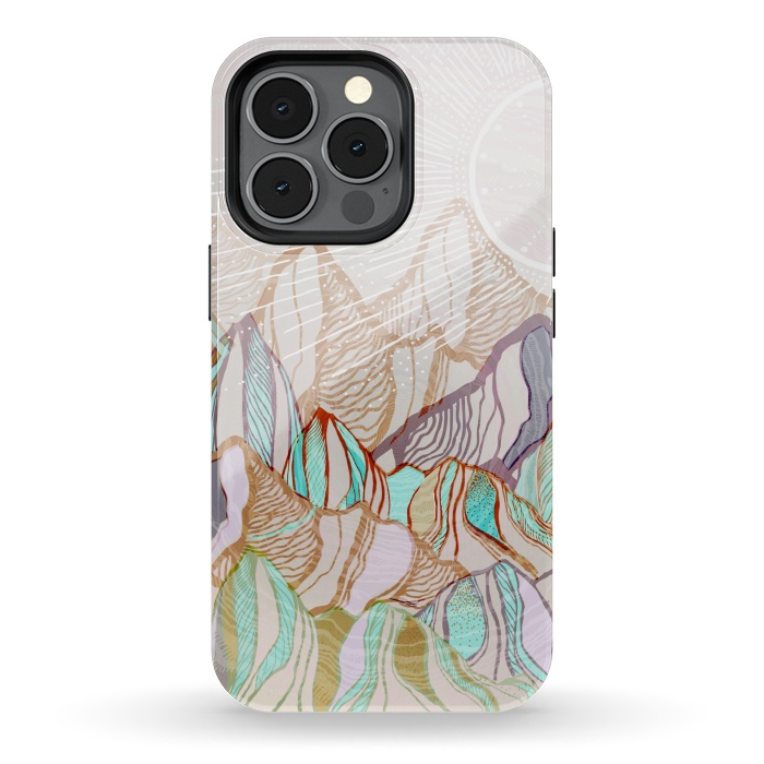 iPhone 13 pro StrongFit Mountain Tops by Rose Halsey