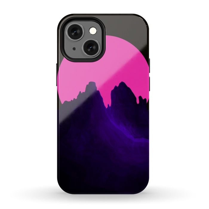 iPhone 13 mini StrongFit The great pink moon by Steve Wade (Swade)