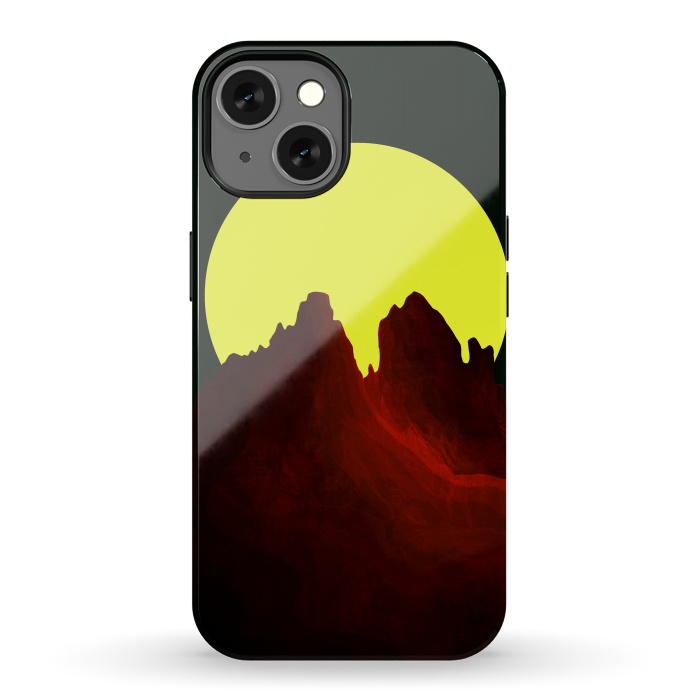 iPhone 13 StrongFit The great yellow moon by Steve Wade (Swade)