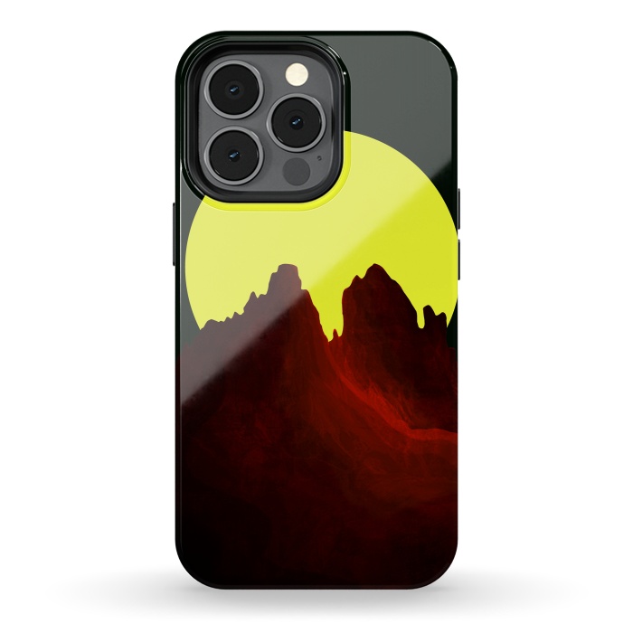 iPhone 13 pro StrongFit The great yellow moon by Steve Wade (Swade)