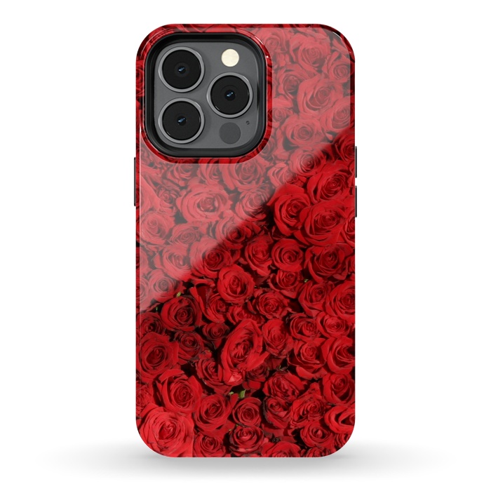 iPhone 13 pro StrongFit Red Roses by Winston