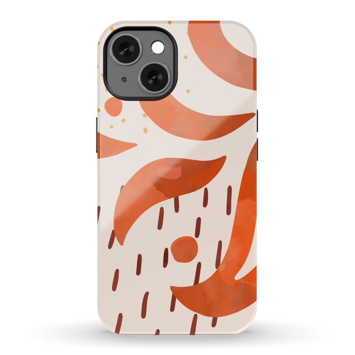 iPhone 13 StrongFit Great Orange by Creativeaxle