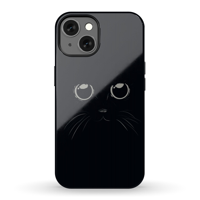 iPhone 13 StrongFit Black Cat by Sue Anna Joe