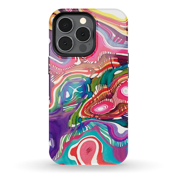 iPhone 13 pro StrongFit Dreaming shapes by Ninola Design