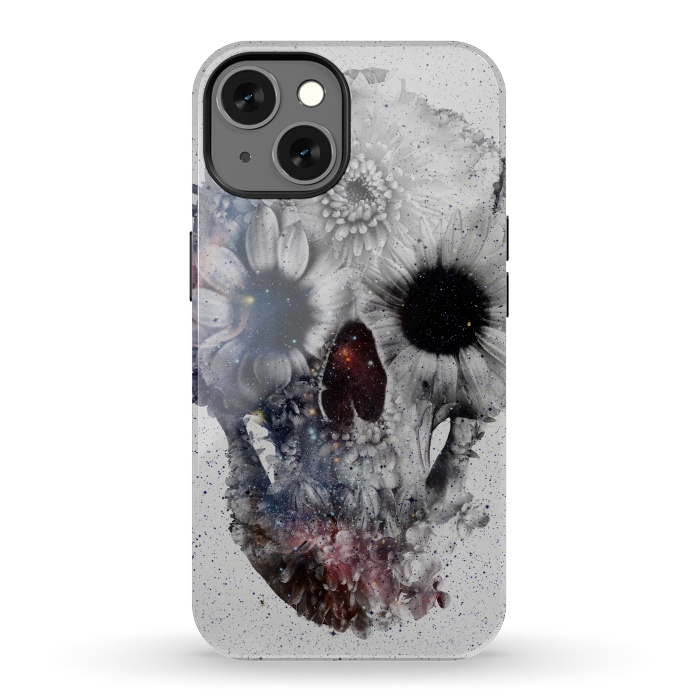 iPhone 13 StrongFit Floral Skull 2 by Ali Gulec