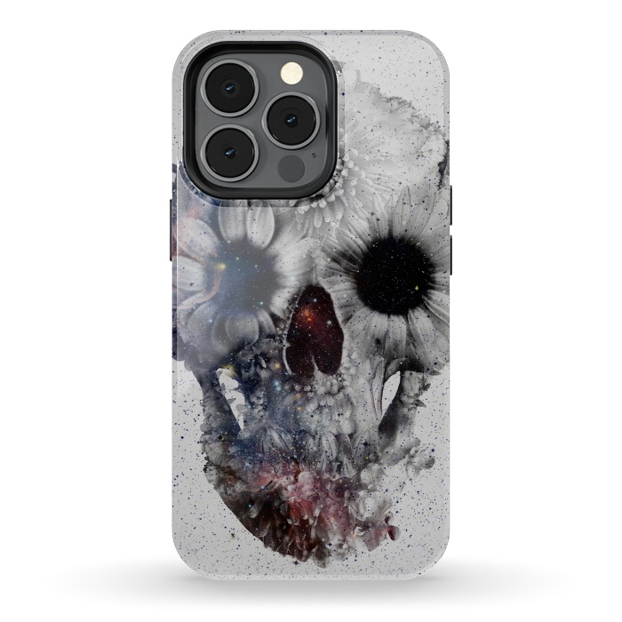 iPhone 13 pro StrongFit Floral Skull 2 by Ali Gulec