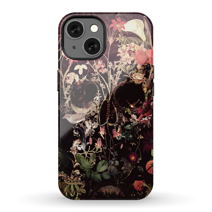 iPhone 13 StrongFit Bloom Skull by Ali Gulec