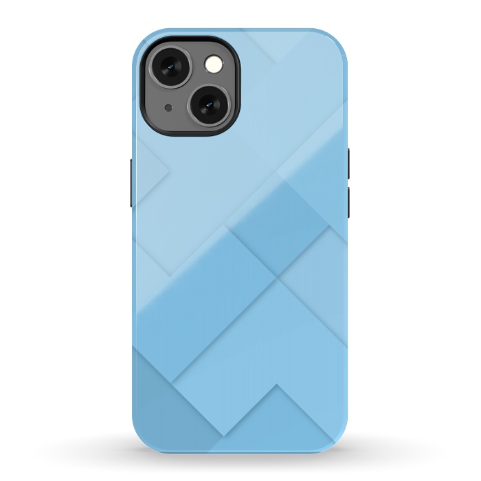 iPhone 13 StrongFit blue shade blocks  by MALLIKA