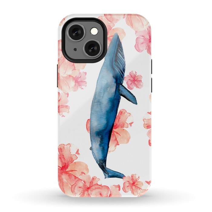 iPhone 13 mini StrongFit Floral Sea by Amaya Brydon