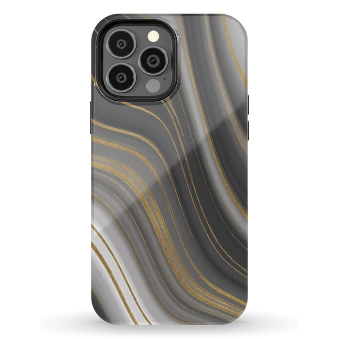 iPhone 13 Pro Max StrongFit Liquid Marble by ArtsCase
