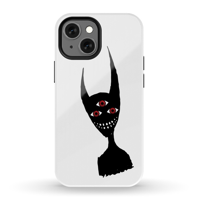 iPhone 13 mini StrongFit Dark devil by Laura Nagel