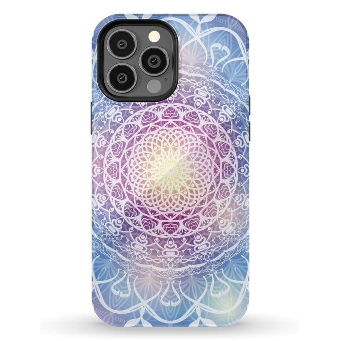 iPhone 13 Pro Max StrongFit Abstract Mandala Design por ArtsCase