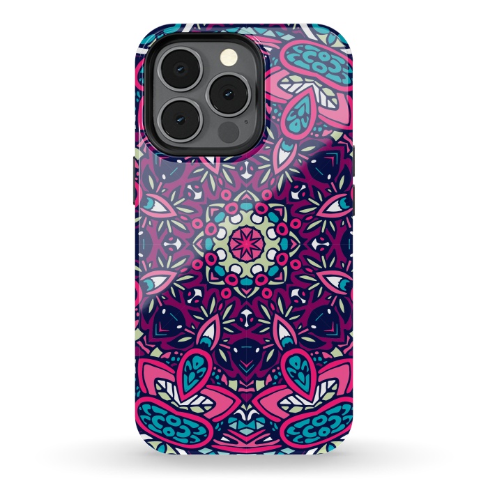 iPhone 13 pro StrongFit Bright Color Mandalas I by ArtsCase