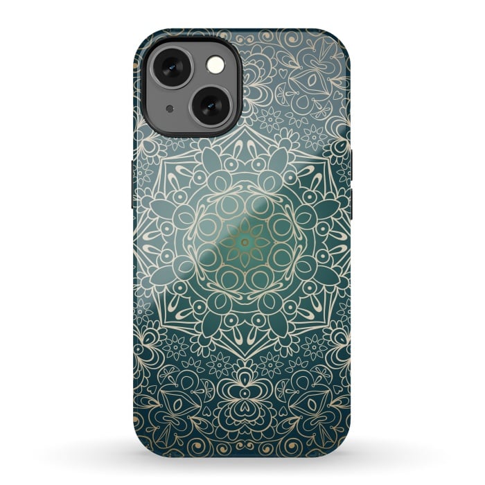 iPhone 13 StrongFit Fantasy Mandala Design by ArtsCase