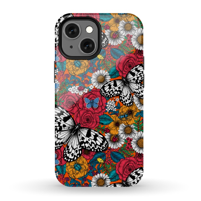 iPhone 13 mini StrongFit A colorful garden by Katerina Kirilova