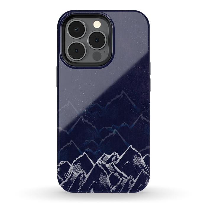 iPhone 13 pro StrongFit Mountain Mist by Rose Halsey