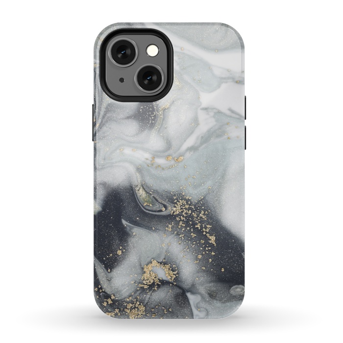 iPhone 13 mini StrongFit Style Incorporates the Swirls of Marble by ArtsCase