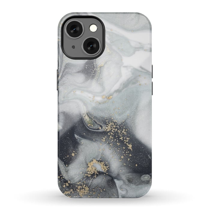 iPhone 13 StrongFit Style Incorporates the Swirls of Marble by ArtsCase
