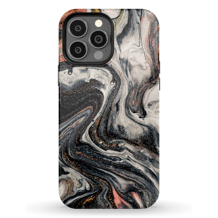 iPhone 13 Pro Max StrongFit Swirls of Marble and The Ripples of Agate by ArtsCase