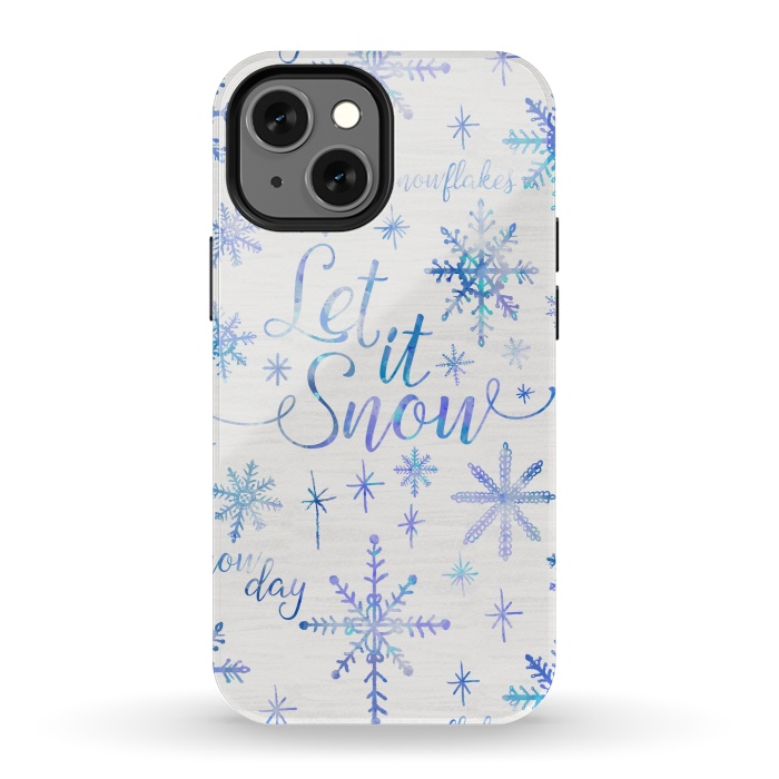 iPhone 13 mini StrongFit Let It Snow by Noonday Design