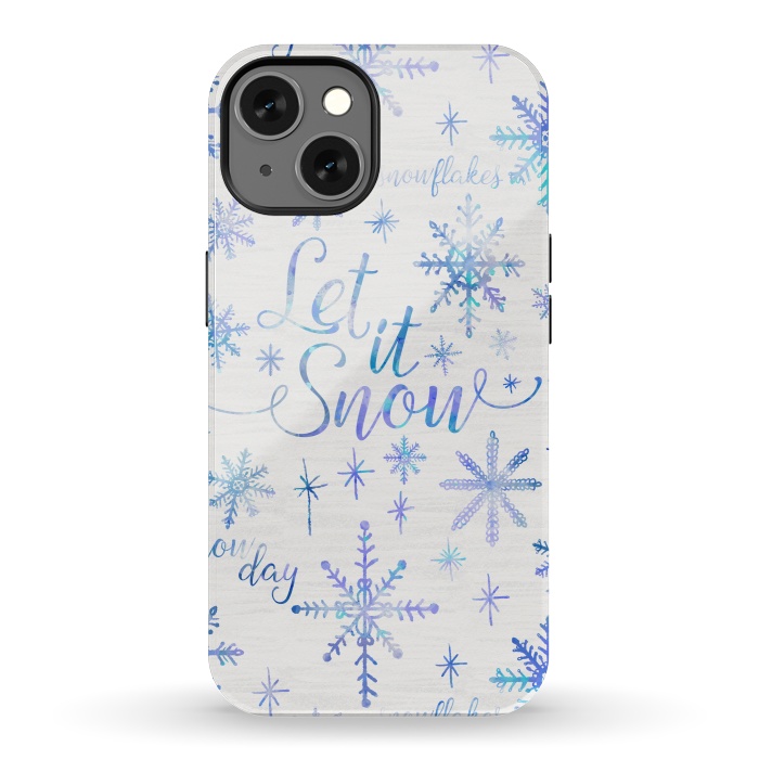 iPhone 13 StrongFit Let It Snow by Noonday Design