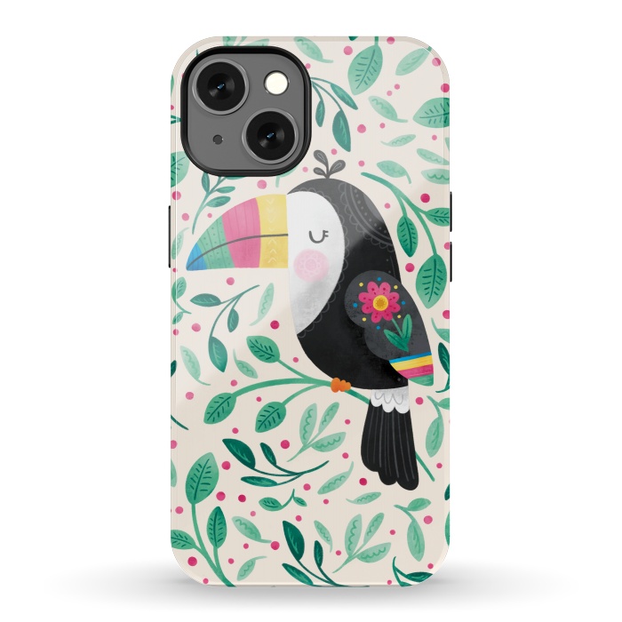 iPhone 13 StrongFit Cheeky Toucan by Noonday Design