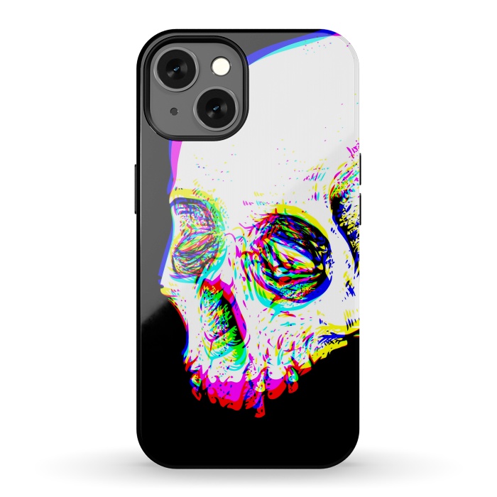 iPhone 13 StrongFit Skull Glitch by Afif Quilimo