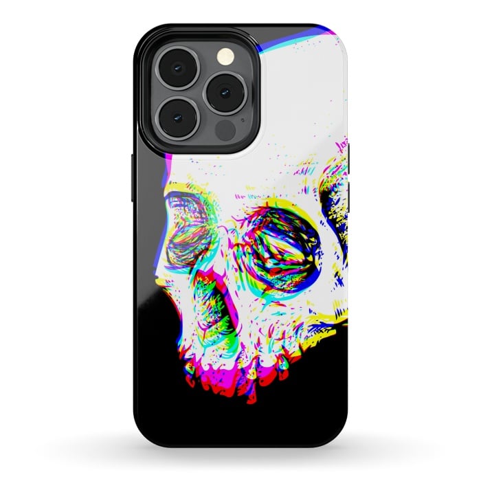 iPhone 13 pro StrongFit Skull Glitch by Afif Quilimo