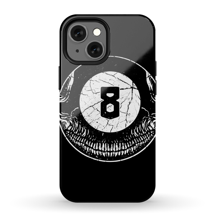 iPhone 13 mini StrongFit 8Ball Skull by Afif Quilimo