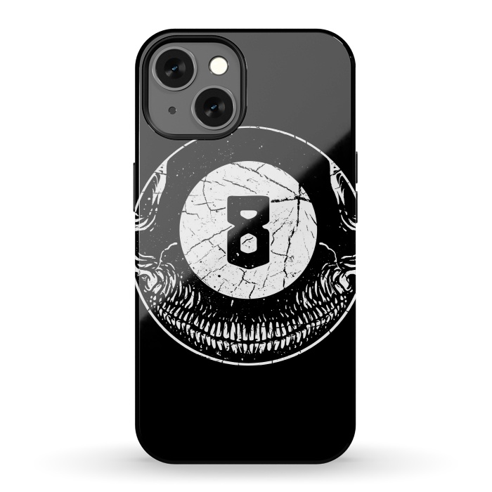 iPhone 13 StrongFit 8Ball Skull by Afif Quilimo