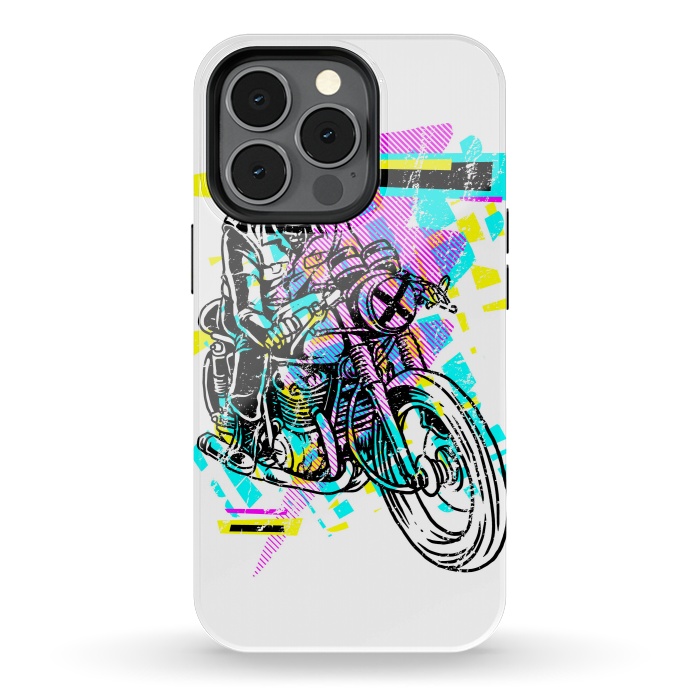 iPhone 13 pro StrongFit Pop Biker by Afif Quilimo