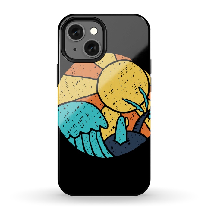 iPhone 13 mini StrongFit Beach Vibes by Afif Quilimo