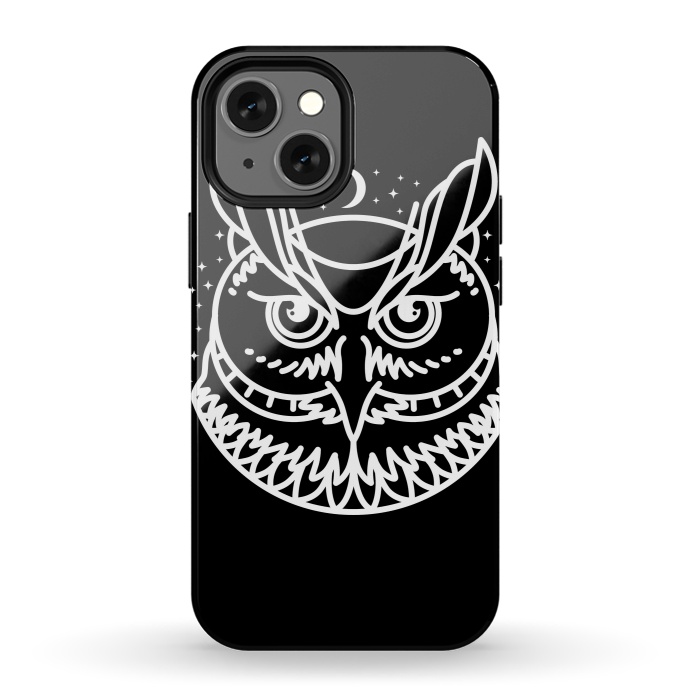 iPhone 13 mini StrongFit Owl by Afif Quilimo